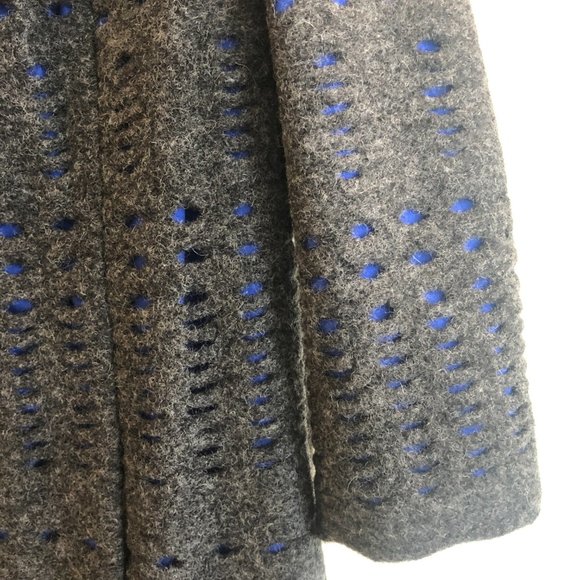 vintage inspired 1950s 1960s NWT Plenty by Tracy Reese / Wool Top Coat - Picture 12 of 16